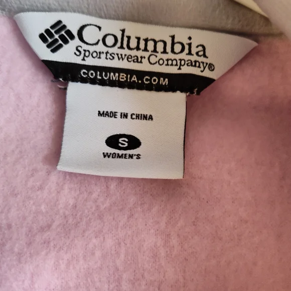 Columbia Light Pink Fleece Vest - Picture 2 of 3